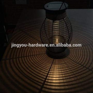 Metal meterial solar lamp stand led garden light