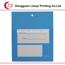 Simple paper record card