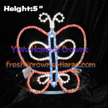 5inch Butterfly Spring Pageant Crowns