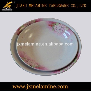 melamine round soup plate