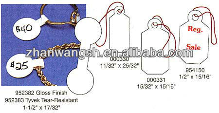 adhesive price/ jewelry tag labels