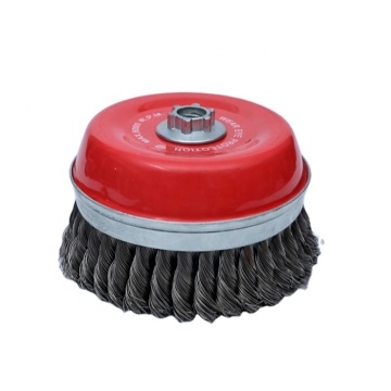 Tempered Cup Brushes with Knotted Design