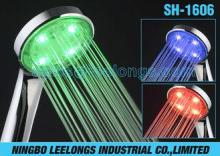 Color Changing Temperature Controlled LED Shower Head Rain