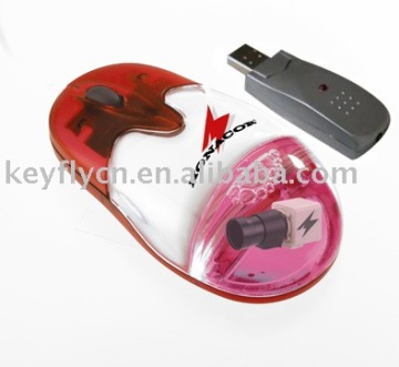 Aqua/Liquid Optical Wireless Mouse