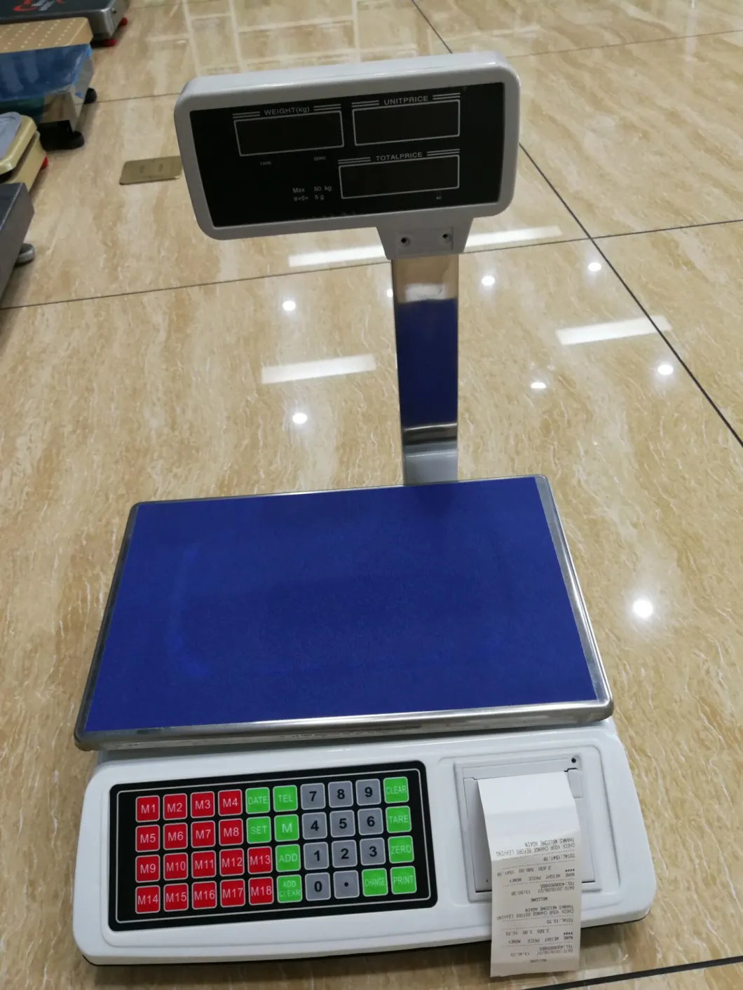 Grt-Acsp02 Hot Selling Weighing Electronic Scale with Label Printer