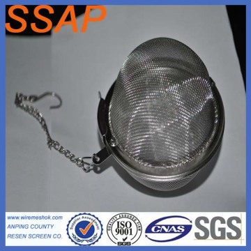 2016 top quality ss/stainless steel filter wire mesh tea ball