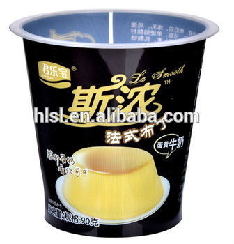 IML pp plastic storage pot for yogurt