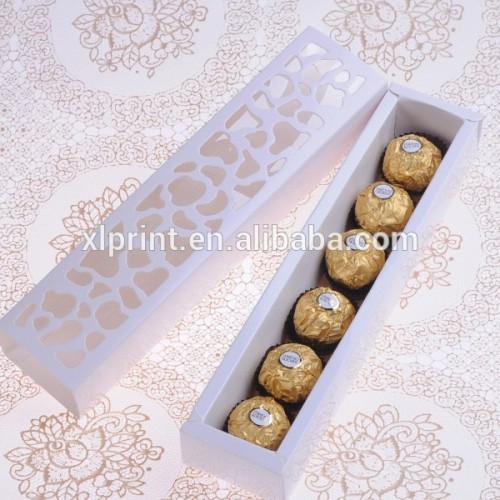 unique design chocolate paper packaging card box