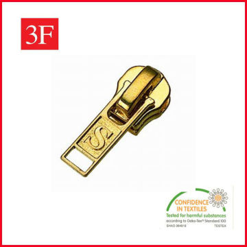 embossed metal zipper puller