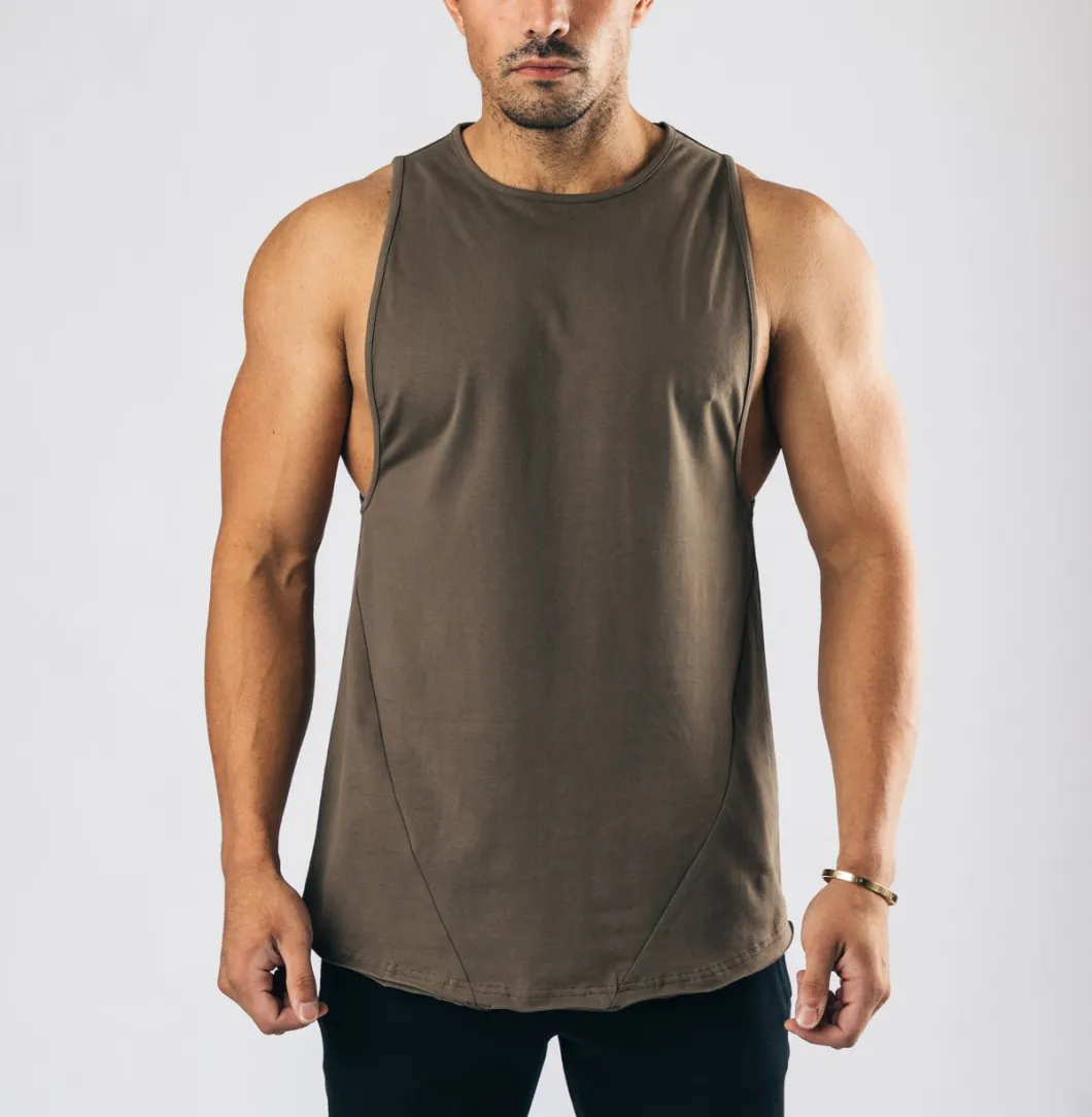 Low Price Gym Men's Dri Fit Wife-Beater