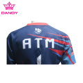 Neueste Herren Custom Sublimation Team Rugby Shirt