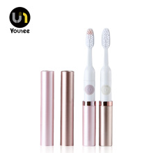 A battery-powered electric toothbrush