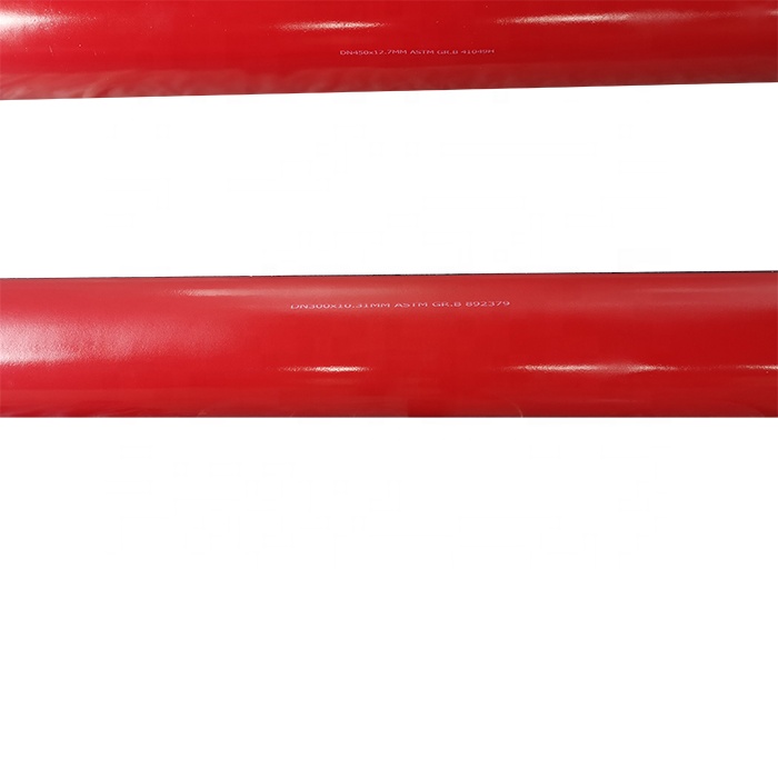 ASTM GRB Red Color Carbon Seamless Steel Pipe