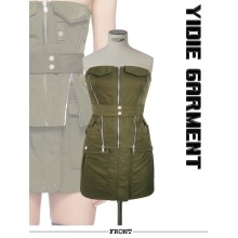 CORSET AVIATOR GREEN 100% NYLON IMPÉRISE pour les femmes