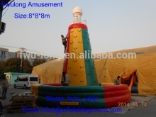 Rocket model inflatable rock climbing for sale