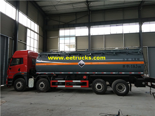 20T 18000L Dilute Sulfuric Acid Tank Trailers