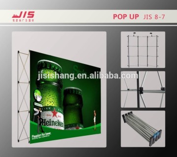 JIS8-7 elegant 3*3 3*4 customize trade show magnet pop up economic outdoor advertising aluminum pop up display