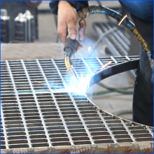 Unusual Forge-Welded Steel Grating