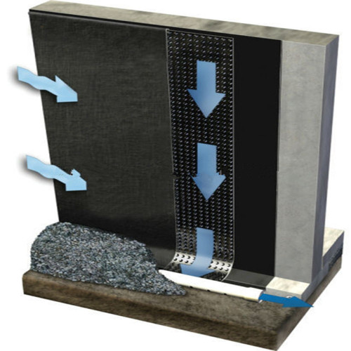 Anti-Seeapge Sidewall  HDPE Dimple Drainage Board
