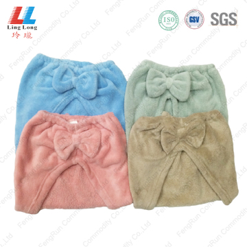 Innovative hair dry sponge bowknot style