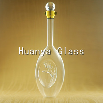 500ml empty wine bottles/drinking bottles ,wine bottle, red glass wine bottles