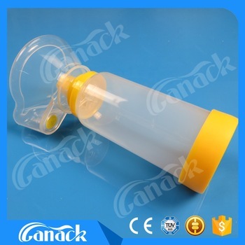 Medical asthma spacer for Asthma Treatment, Aero chamber with Silicone mask