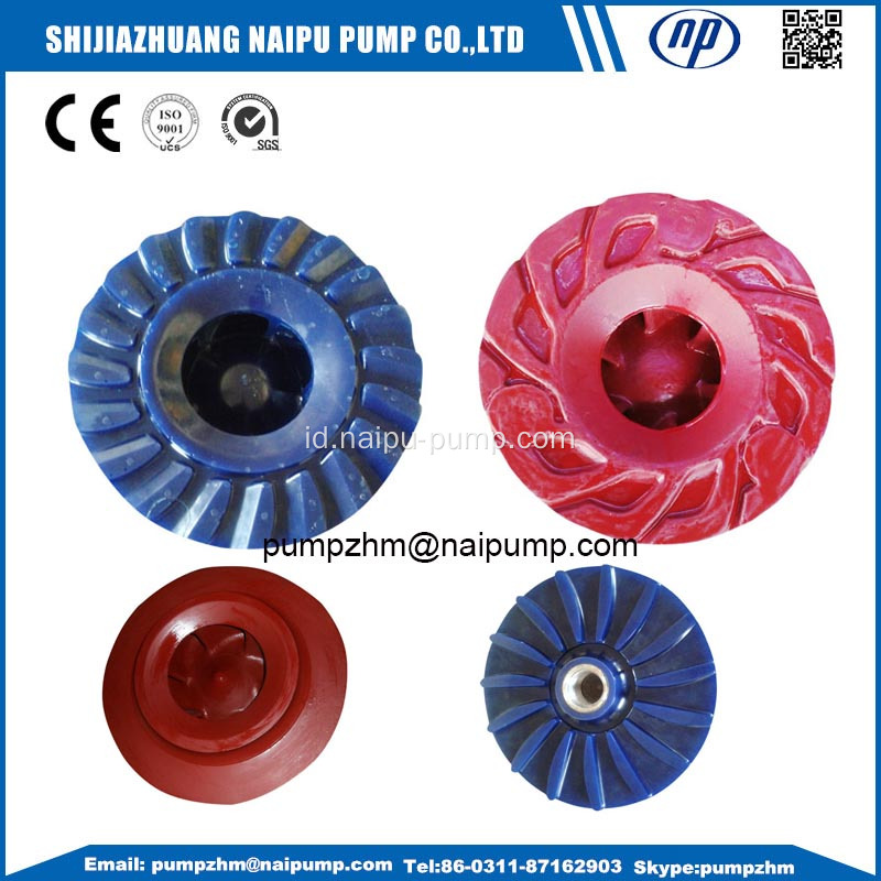 Impeller pompa lumpur yang dibuat khusus OEM