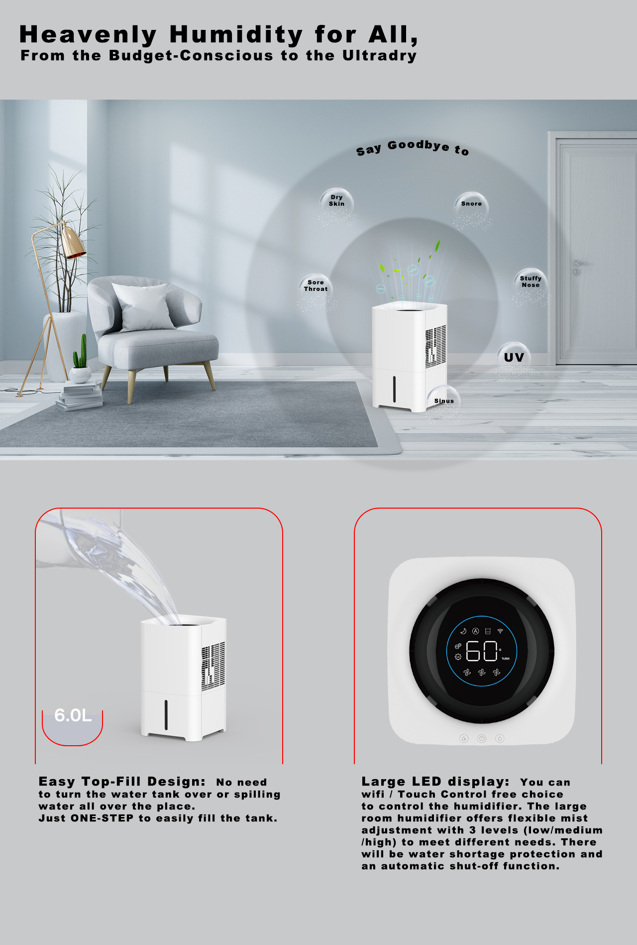 HTJ-2329A humidifier air HTJ-2329A humidifier air