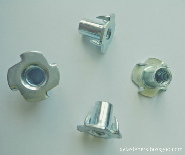  Furniture nuts Tee Nuts-4p