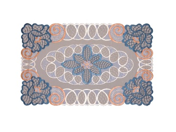 New Design Pattern Rectangle Lace Placemats