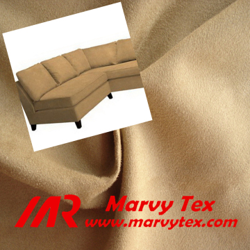 cheap make to order type stretch suede fabric for sofa