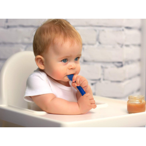 LED Wskazówka Miękka Tip Silikonowa łyżka dla niemowląt