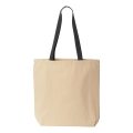 De canvas transport top tote handvat tas