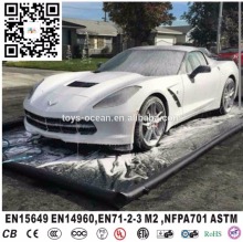 Heavy duty inflatable car wash mat water collector boarding water containment mat