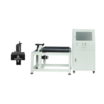Automatic lifting LNG cylinder rotary marking machine