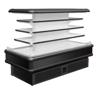 Mini Semi-Vertical Fruit & Vegetable Drink Refrigerator Display Cabinet