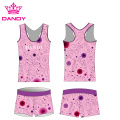 Sublimated Flowers Prenta konur Cheer Practice Wear