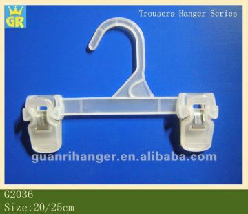 plastic clothes trousers skirt clips hanger G2036