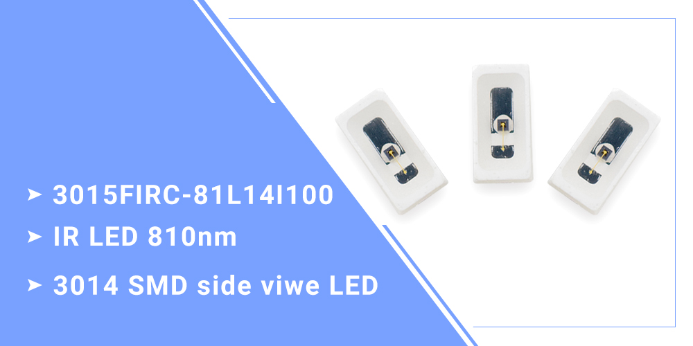 3015FIRC-81L14I100 Side View LED SMD 810nm LED Infrared LED 3014 SMD LED