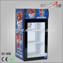 Beverage small drink display cooler refrigerator showcase