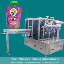 Shanghai factory price for small semi-automatic spout pouch filling capping machine/ filling and sealing machine
