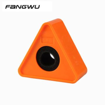 Portable ABS Injection Molding Logo Cube Shaped Interview Mic Microphone Stand