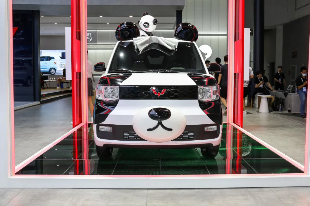 Wuling Yellow Mini Evcar New Cheapest Electric Car and Vehicle Certificated Chinese Factory