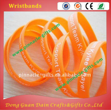 souvenir silicone rubber bracelets