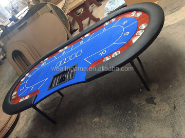 Upgraded Metal Leg Casino Quality Poker Table