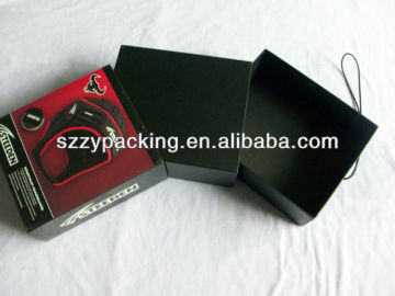 black cardboard drawer shape custom garment boxes