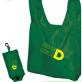 Nylon tote shopping bag with custom logo