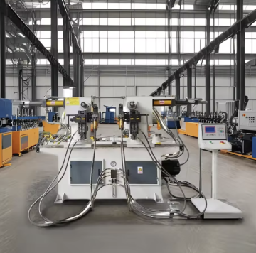 Double heads bending machine