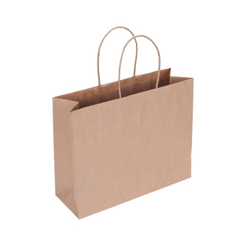 Kraft Paper Twist Handle Promotional Christmas Gift Bag