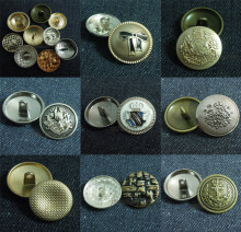 Factory direct sale and custom shank metal blazer buttons